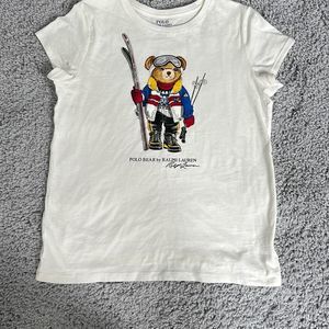 Polo Bear Girls Ski T- Shirt, Size XL